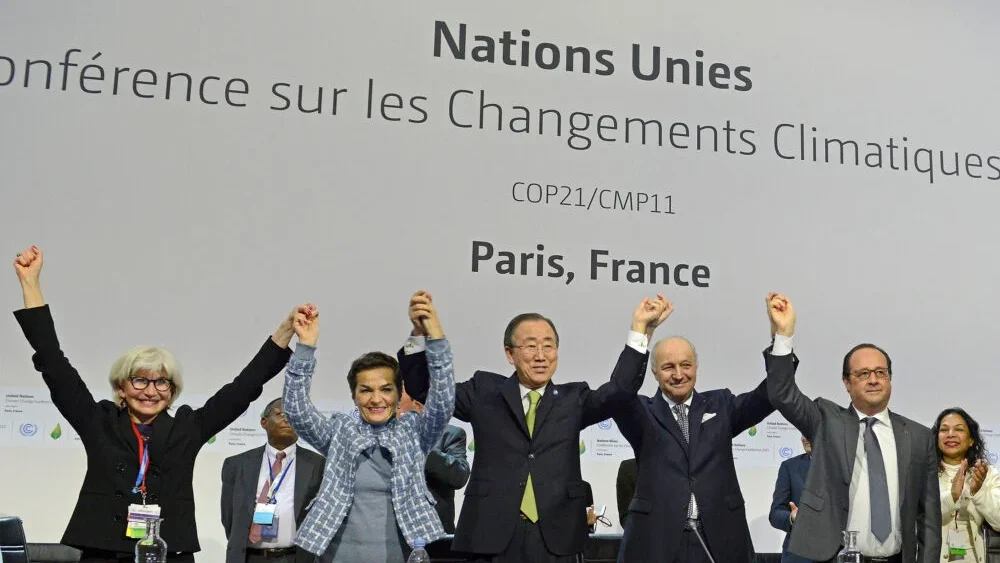 Humanity achieves important milestone at Paris Agreement of COP'21 in 2015. 